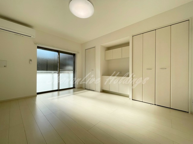 横浜市栄区笠間５丁目のアパートの居間・リビング|使いやすいリビングになります♪