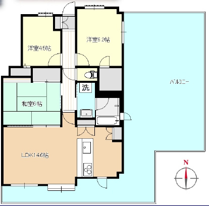 アドリーム川越の間取り