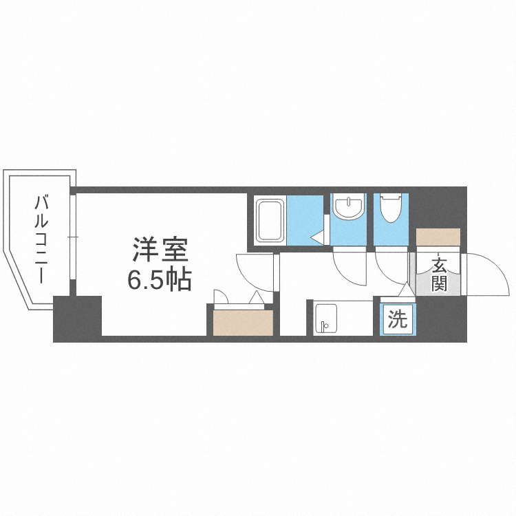 S-RESIDENCE都島Elegantの間取り