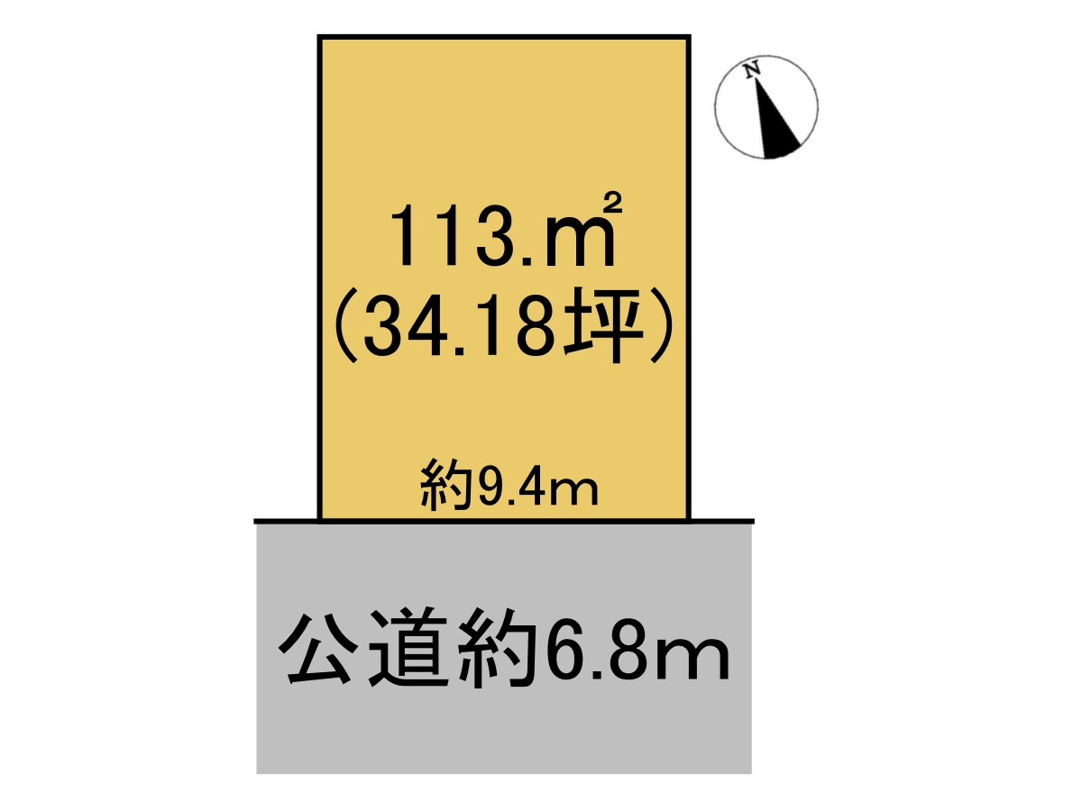 売土地　揖斐郡揖斐川町三輪　34.18坪