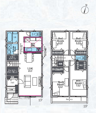 茅ヶ崎市柳島３期　新築戸建　全２棟2号棟