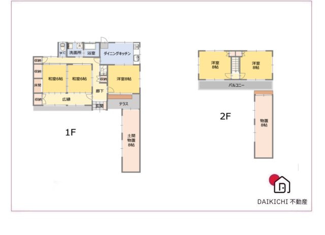 【間取り】 | 本庄市寿2丁目　中古戸建