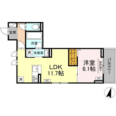 D Paina 木月住吉町の間取り