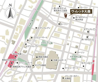 【地図】 | ヴィレッタ大森