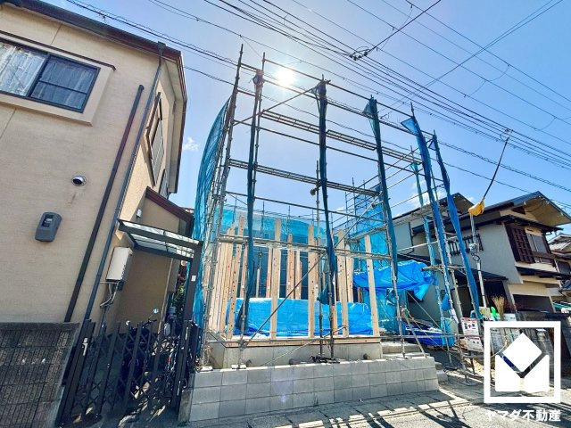 八幡市川口東扇　A号棟の外観|3月14日　現地写真更新
