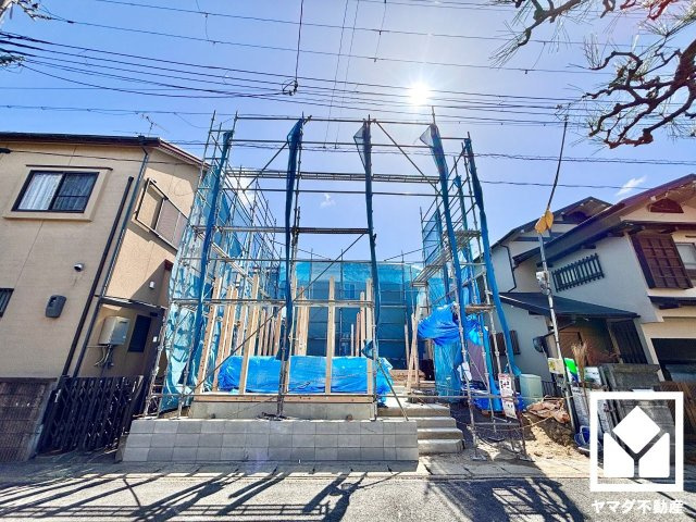 八幡市川口東扇　A号棟の外観|3月14日　現地写真更新