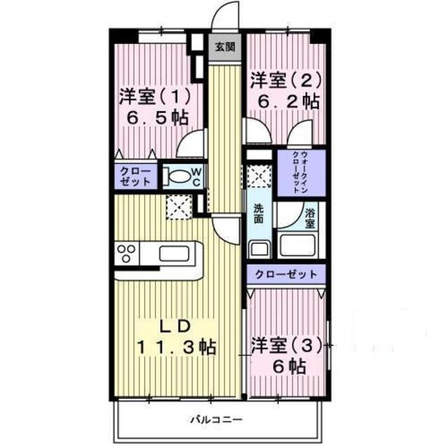 キャロットⅡの間取り
