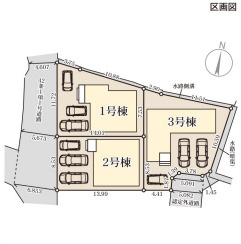 リーブルガーデン南城市大里高平の区画図