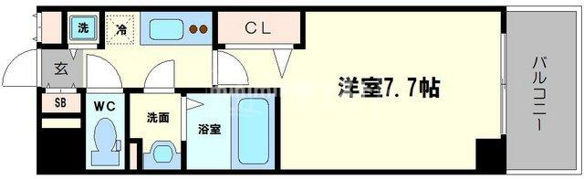 Luxe海老江Ⅱの間取り