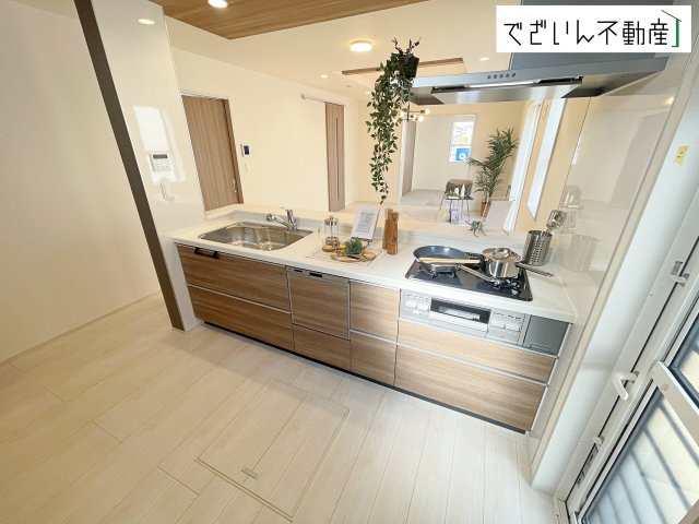 【キッチン】 | blooming garden久喜市青毛3丁目　新築住宅 | ≪1号棟≫
現地(2026年4月撮影)