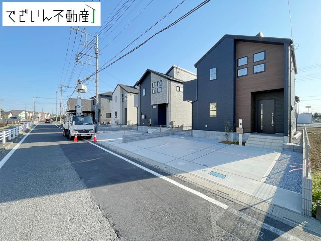 【外観】 | blooming garden久喜市青毛3丁目　新築住宅 | ≪1号棟≫
現地(2026年3月撮影)