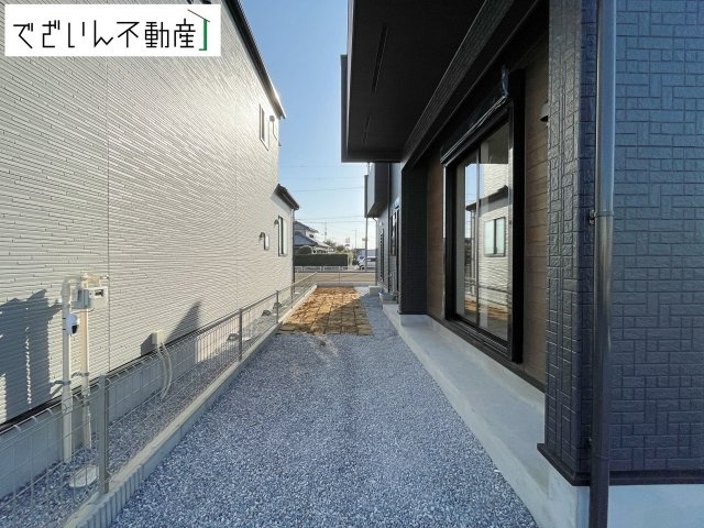 【庭】 | blooming garden久喜市青毛3丁目　新築住宅 | ≪1号棟≫
現地(2026年3月撮影)