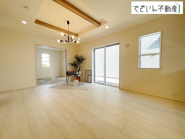 【居間・リビング】 | blooming garden久喜市青毛3丁目　新築住宅 | ≪1号棟≫
現地(2026年4月撮影)