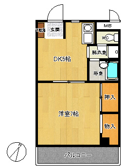【間取り】 | サンハイツ