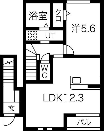 アスガルドB棟の間取り