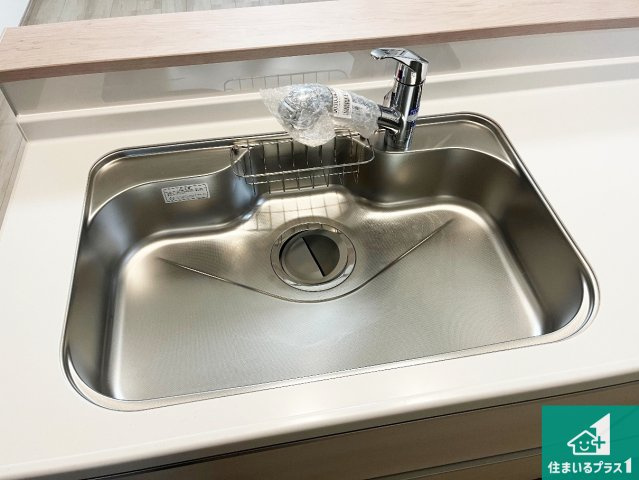 ■神戸市北区鹿の子台北町　新築一戸建ての設備|広々としたシンクで食器洗いも楽々！