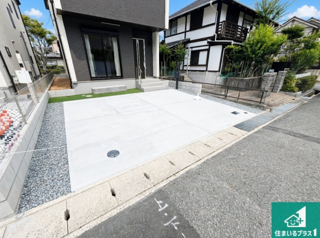 ■神戸市北区鹿の子台北町　新築一戸建ての駐車場|駐車スペース！散水栓があるので、こまめに愛車を洗えます！
