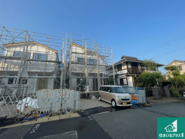 神戸市北区鹿の子台北町　新築一戸建ての外観|現在建築中！落ち着いた街並みで新生活を始めることが出来そう！周辺の物件も併せてご紹介させて頂きます！