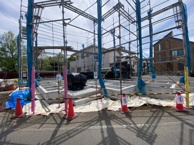 清瀬市竹丘8期の前面道路含む現地写真