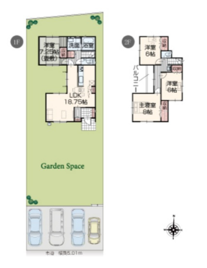 【いろどりアイタウン】　栃木市大宮町　22-P2　全3邸