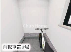 台東区竜泉3丁目新築分譲住宅の完成予想図|自転車置き場