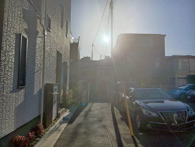 北区田端　建築条件なし売地B区画の前面道路含む現地写真|令和8年3月14日撮影