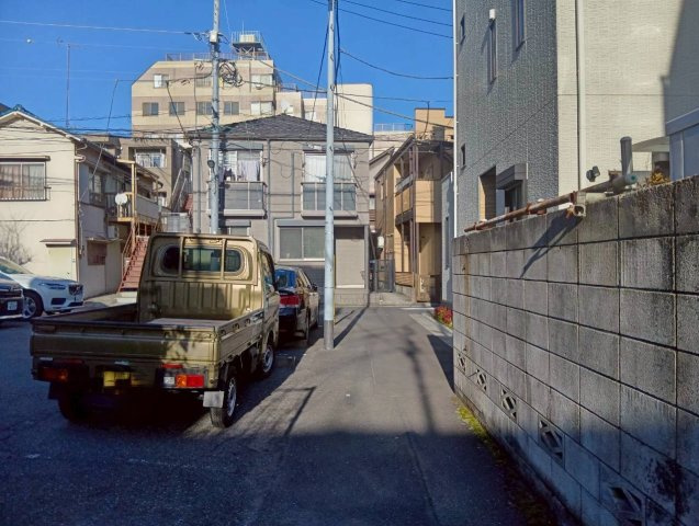 北区田端　建築条件なし売地B区画の前面道路含む現地写真|令和8年3月14日撮影
