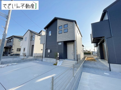 【外観】 | blooming garden久喜市青毛3丁目　新築住宅 | ≪2号棟≫
現地(2026年3月撮影)