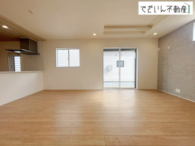 【居間・リビング】 | blooming garden久喜市青毛3丁目　新築住宅 | ≪2号棟≫
現地(2026年3月撮影)