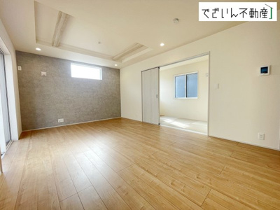 【居間・リビング】 | blooming garden久喜市青毛3丁目　新築住宅 | ≪2号棟≫
現地(2026年3月撮影)