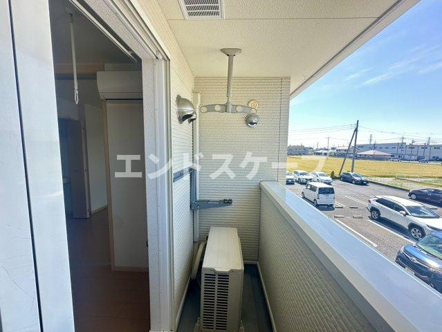 ラ・ティーダヒルズＢのバルコニー|高崎、前橋のお部屋探しはエンドスケープまで！お客様の理想お聞かせ下さい♪