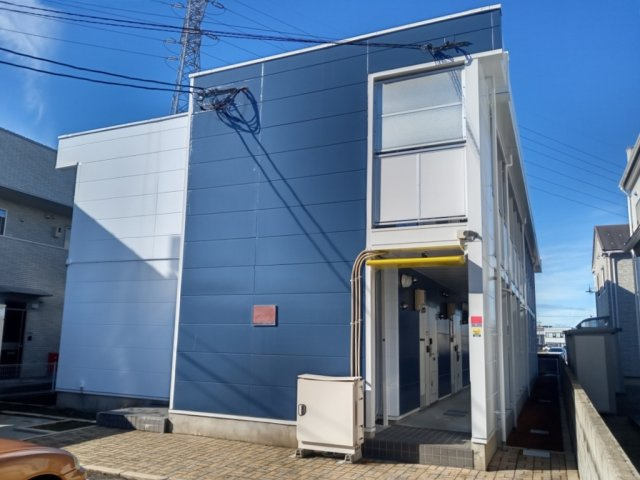 レオパレス田中町の外観|2022年11月に外壁塗装しました。