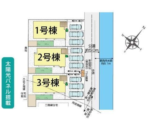 【区画図】 | blooming garden久喜市青毛3丁目　新築住宅
