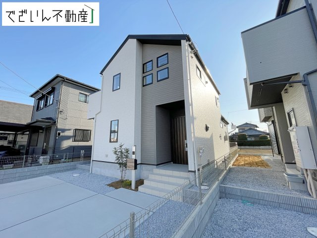 【外観】 | blooming garden久喜市青毛3丁目　新築住宅 | ≪3号棟≫
現地(2026年3月撮影)