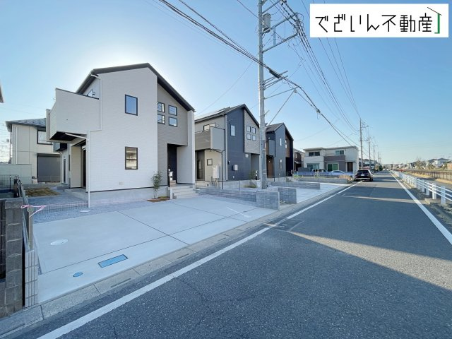 【前面道路含む現地写真】 | blooming garden久喜市青毛3丁目　新築住宅 | ≪3号棟≫
現地(2026年3月撮影)