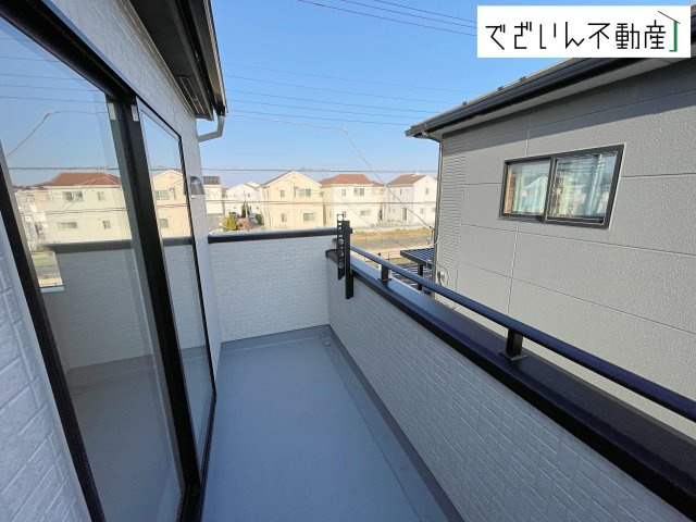 【バルコニー】 | blooming garden久喜市青毛3丁目　新築住宅 | ≪3号棟≫
現地(2026年3月撮影)
