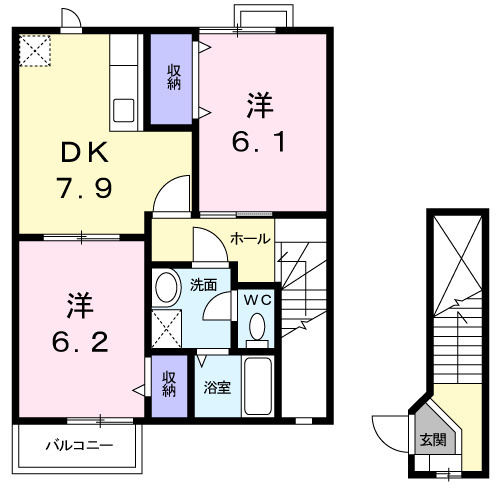 レジデンス藤の間取り|間取図
