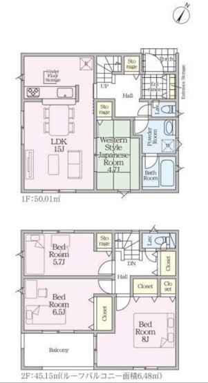 【間取り】 | 加須市北下新井　CRADLE GARDEN　新築戸建　全4棟　3号棟