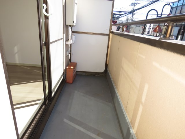 リバティ森田のバルコニー
