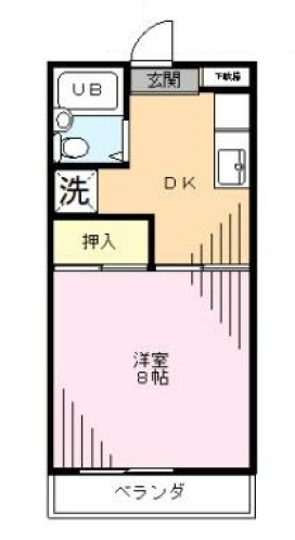 リバティ森田の間取り