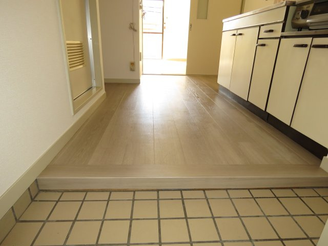 リバティ森田の玄関