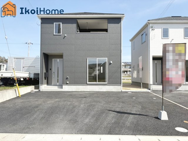小野市神明町　第10　全3棟1号棟　新築戸建の外観|【ホームページに現地動画掲載中】●年中無休：当日予約可●小野駅8分！並列2台駐車！陽当り良好南向き！