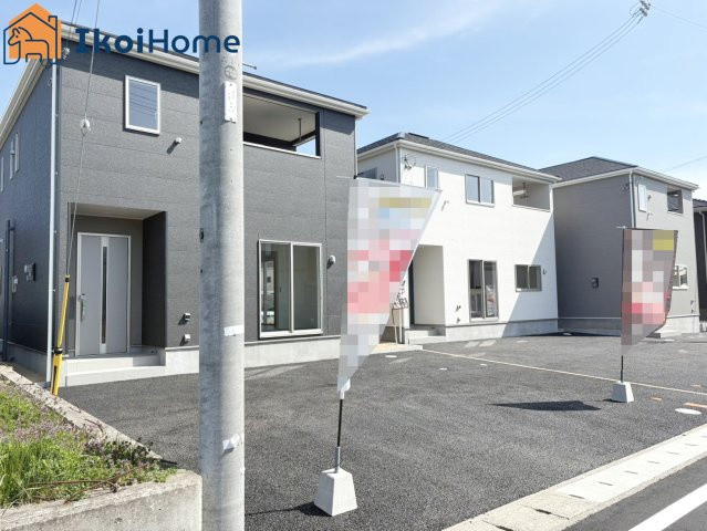 小野市神明町　第10　全3棟1号棟　新築戸建の前面道路含む現地写真|【ホームページに現地動画掲載中】●年中無休：当日予約可●前面道路は幅員約6ｍ、交通量少なめで安心！