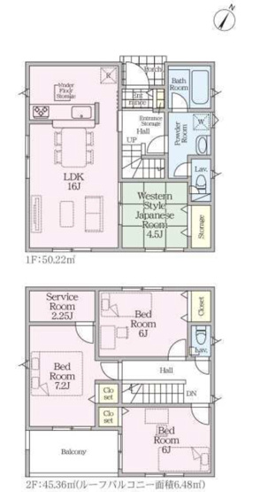 【間取り】 | 加須市北下新井　CRADLE GARDEN　新築戸建　全4棟　4号棟