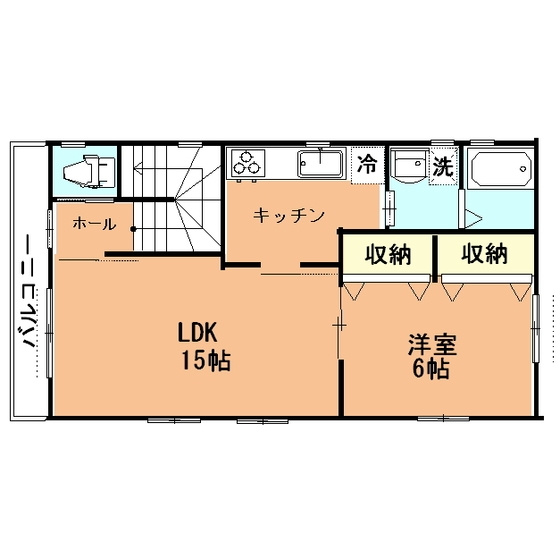 新町ユキハイツの間取り