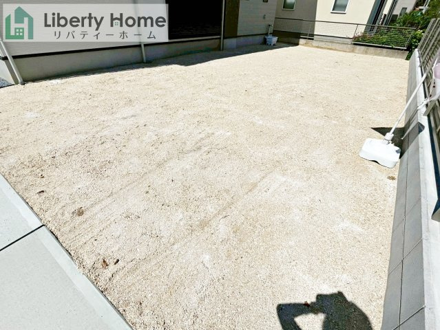水戸市住吉町5期　新築戸建の庭