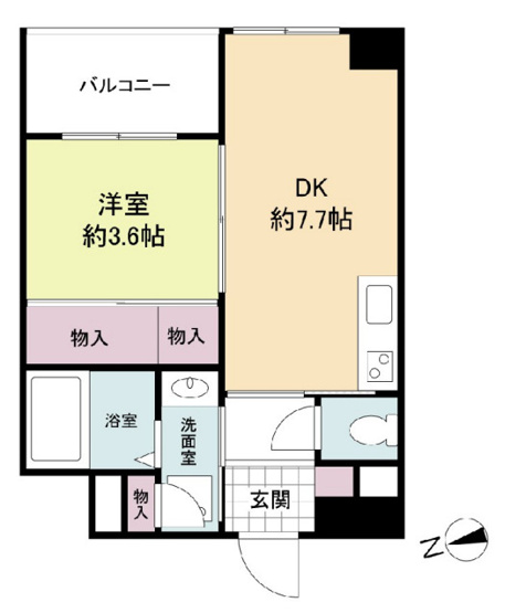 【間取り】 | アリス・マナーガーデン谷町