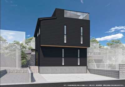 【外観パース】 | 藤沢市柄沢V 新築戸建 全1棟