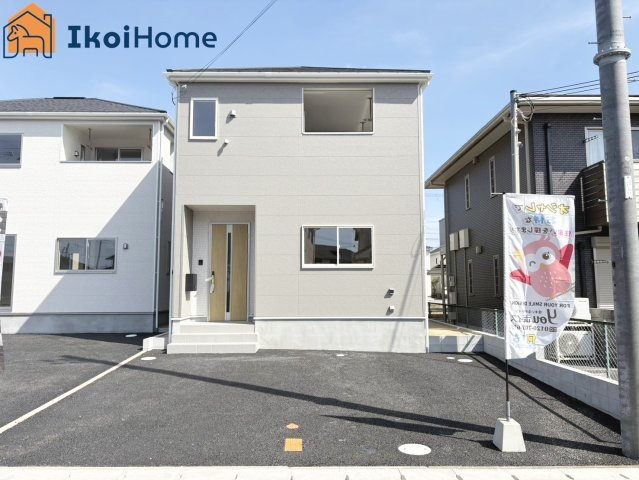 小野市神明町　第10　全3棟3号棟　新築戸建の外観|【ホームページに現地動画掲載中】●年中無休：当日予約可●小野駅8分！並列2台駐車！2階全居室南向き！