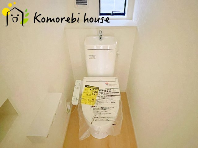 鴻巣市筑波　第5　Ⅱ期　新築一戸建て　グレイドルガーデン　01のトイレ|トイレもきれいです